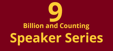 9 billion and counting logo.